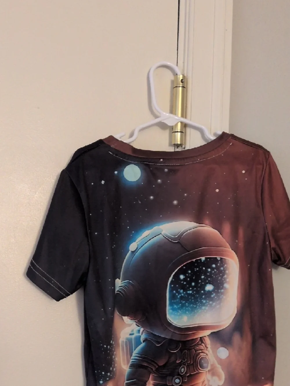 Kids Space Astronaut‎ Graphic Tee - Brown/Black